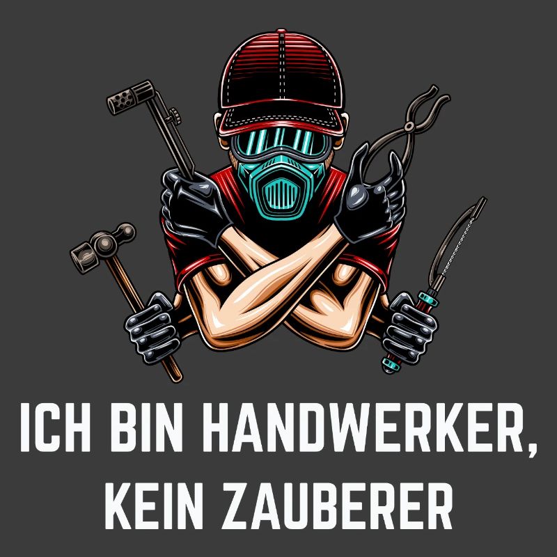 Ich bin Handwerker kein Zauberer Beruf Design