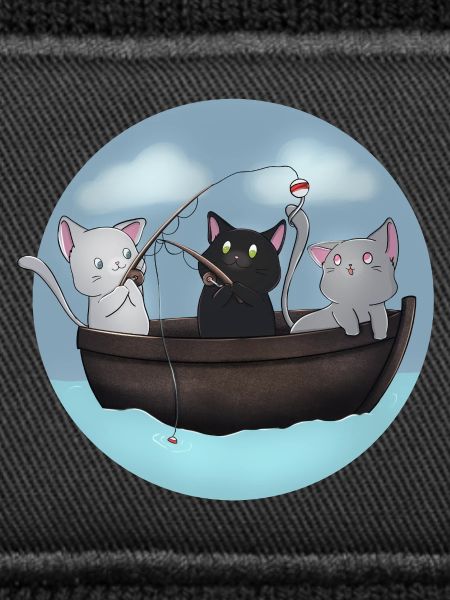 Kawaii Cats Fischerboot-Hemd