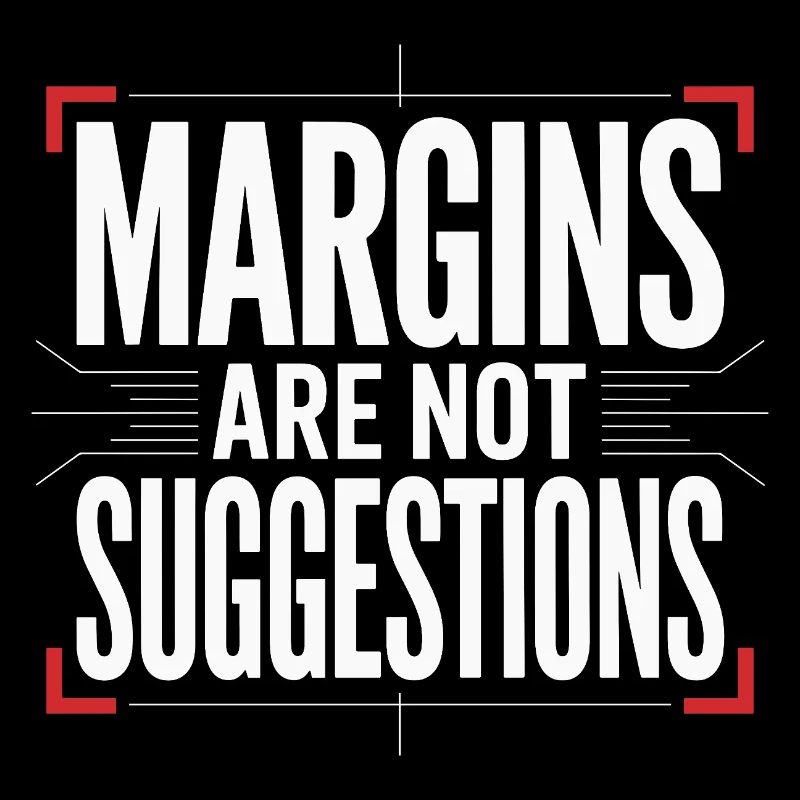 Les marges du designer d’impression sont des designers experts en impression