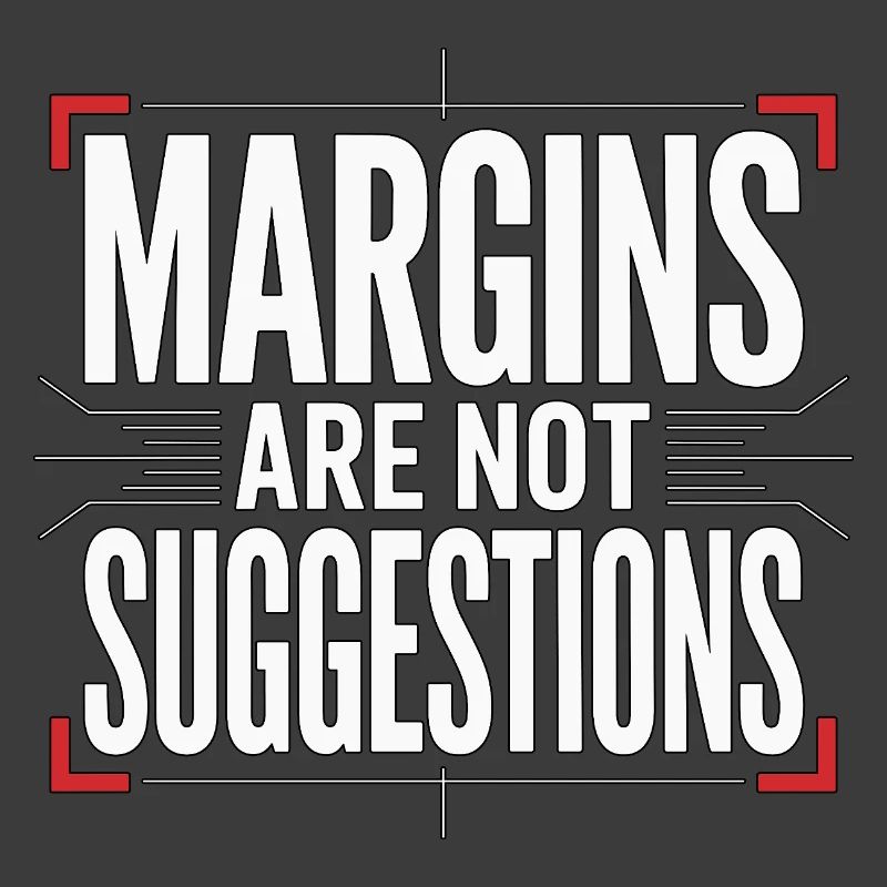 Les marges du designer d’impression sont des designers experts en impression