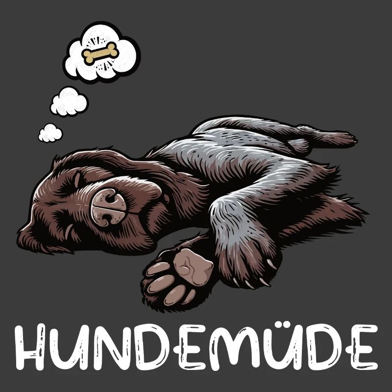 Hundemüde Deutsch Drahthaar drahthaar hunde
