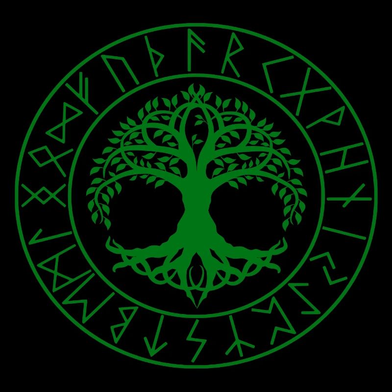 Wikinger Baum Keltischer Knoten