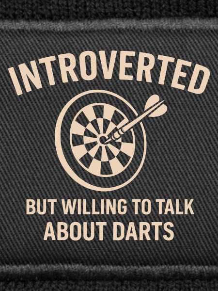 Darts Introvert Saying Shirt