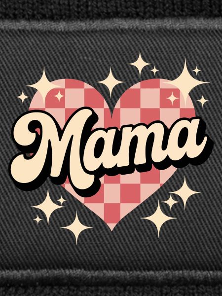 Mom Heart Checkered Style