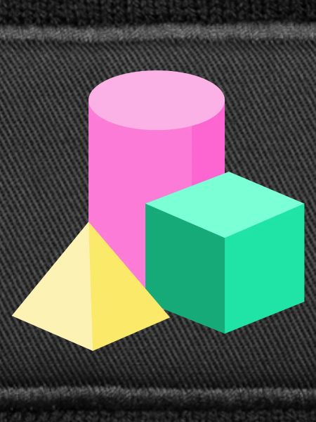 Pastellgeometrie Farbblöcke