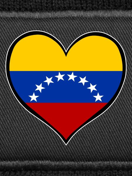 Venezuela Herzflagge