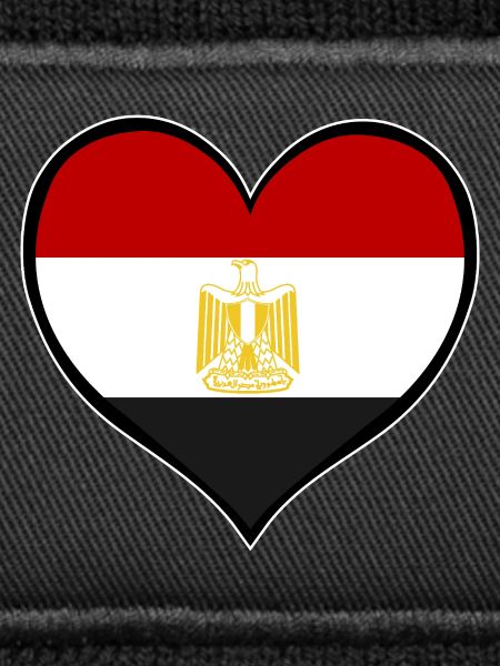 Egypt Heart Flag