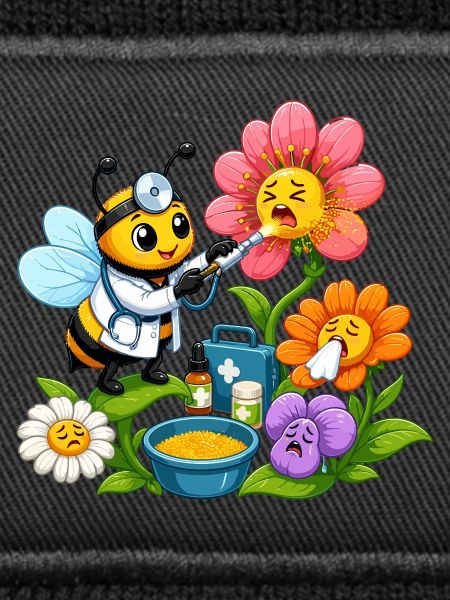 Bee caretaker in action