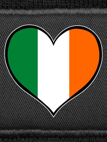 Irland Herzflagge