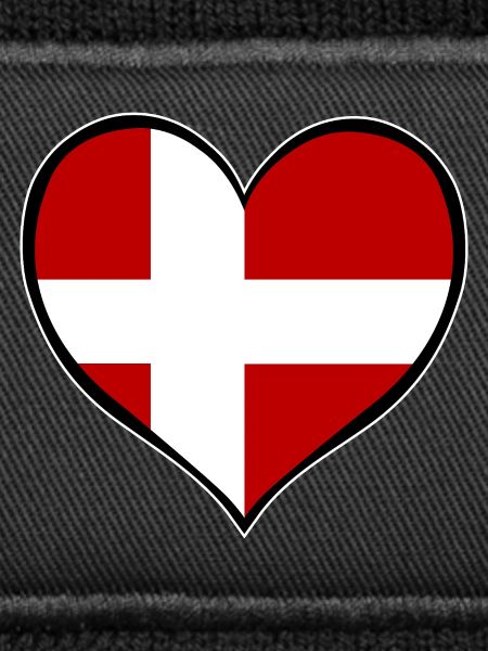 Denmark Heart Flag