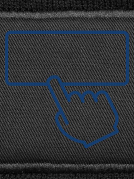 Touchscreen-Klick-Symbol für Benutzeroberflächendesign
