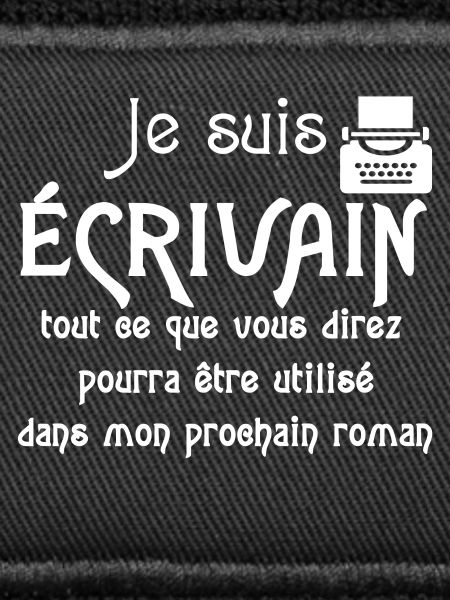 Je suis écrivain