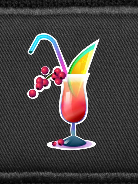 Tropischer Farbcocktail