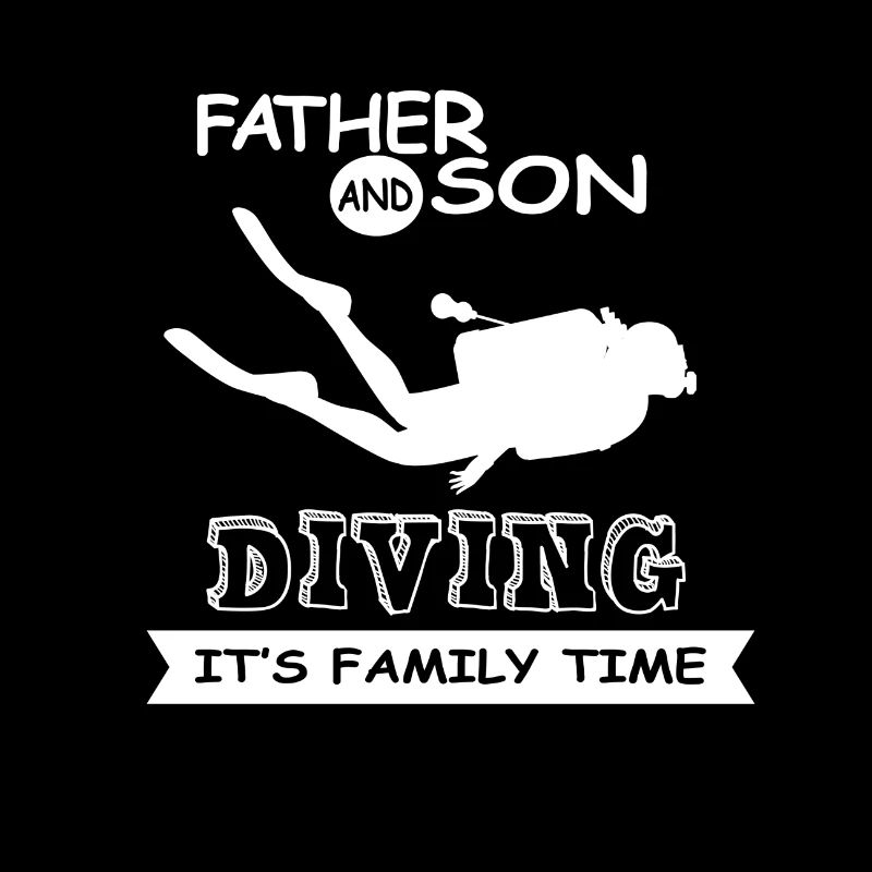 Vater und Sohn - Tauchen