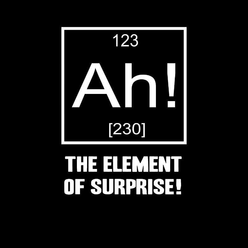 Ah! L'élément de surprise!