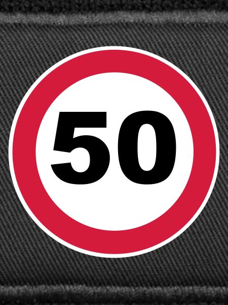50th birthday sign