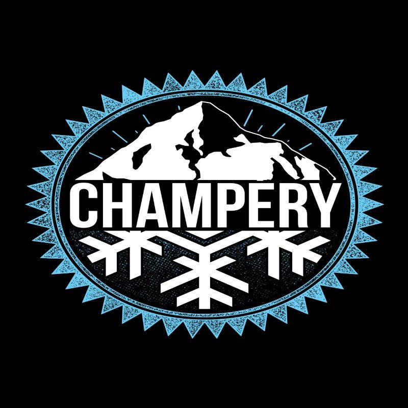 Champery montagnes d'hiver