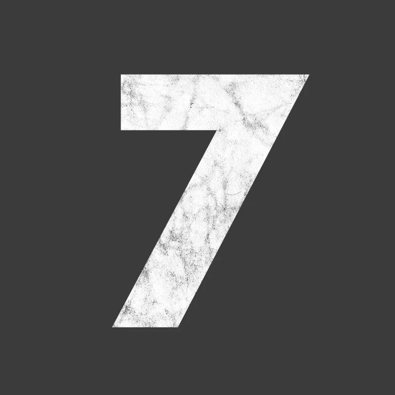 Numéro 7, numéro 7, 7, sept, numéro sept, sept,