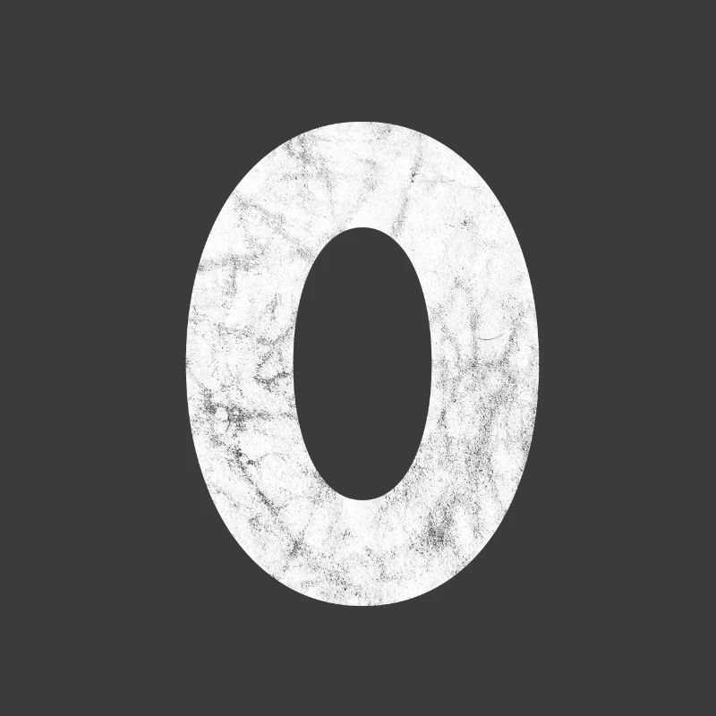 Zahl 0, Nummer 0, 0, Zero, Number Zero, Null