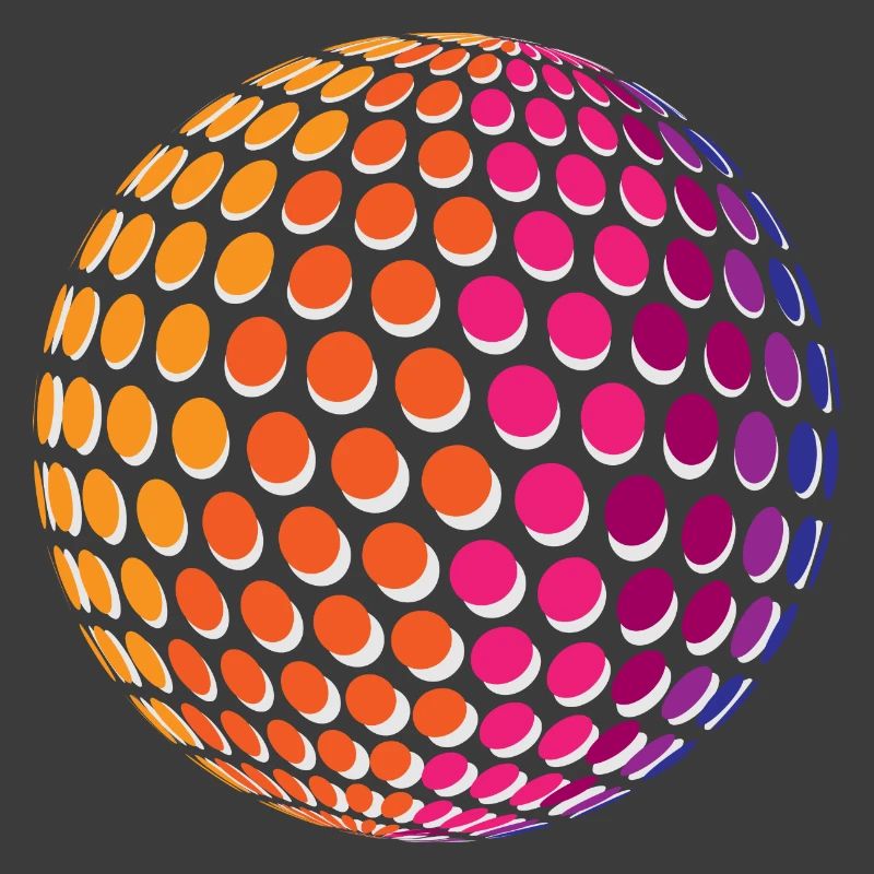 Dotted Rainbow Sphere