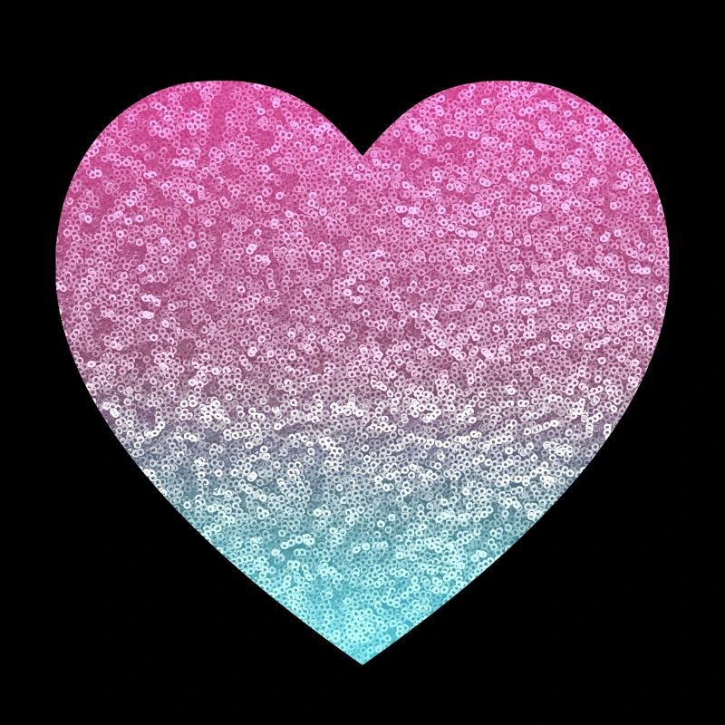glitter herz