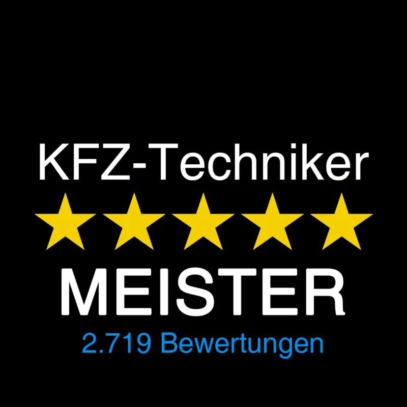 KFZ Techniker Meister mit Bewertung weiss
