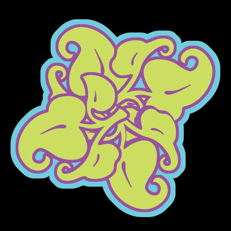 Mandala Artic Pattern in Lime