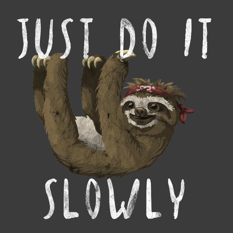 Just do it Slowly sloth gift idea