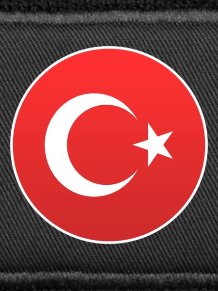 turkey flag round