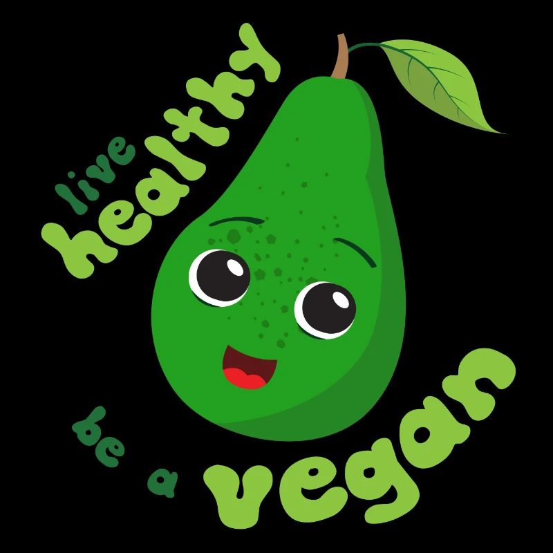 Lebe Gesund , sei ein Veganer ,