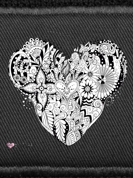 Mandala white black