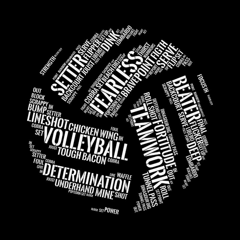 Volleyball Logo - Geschenk
