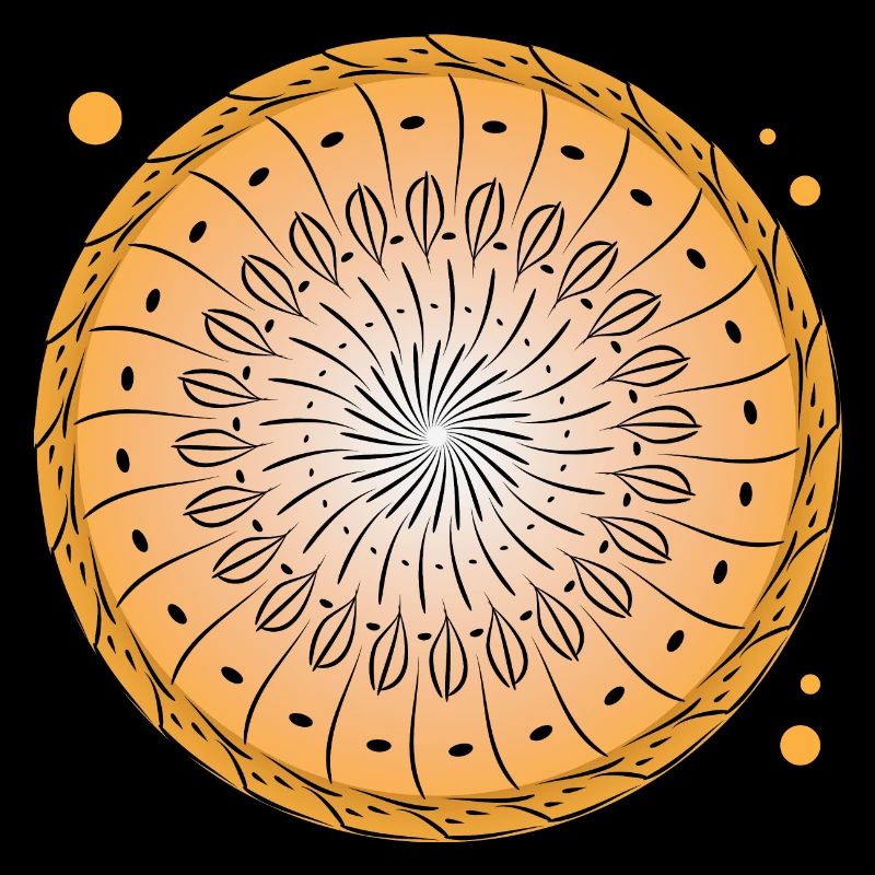 Rotating pattern circle