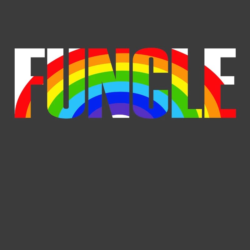Cool Funcle Rainbow Uncle Gift