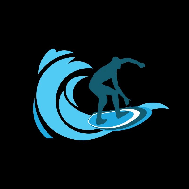Surfer eau cadeau idée Sea Wave surfboard