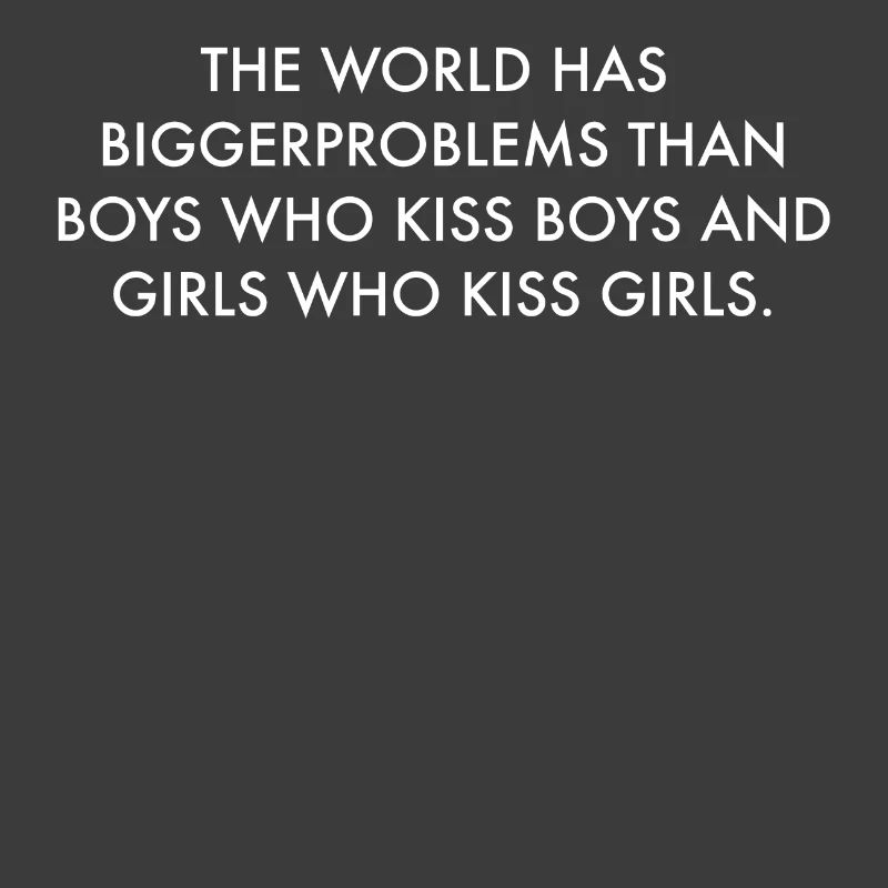 The world has bigger problems than ..
