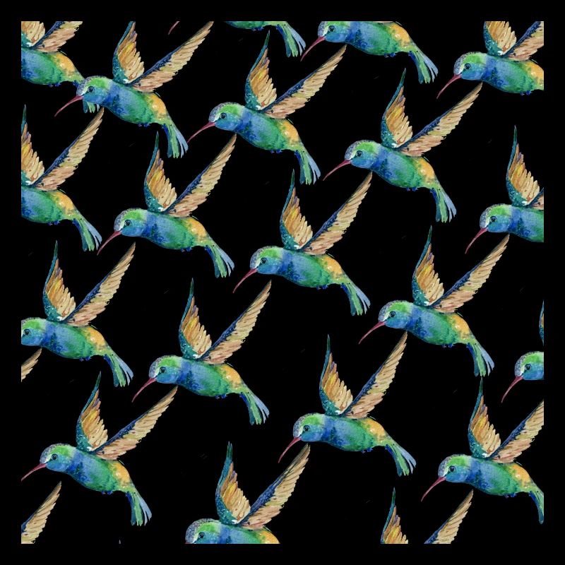 Humming Bird Pattern Bird Lovers Gift Design