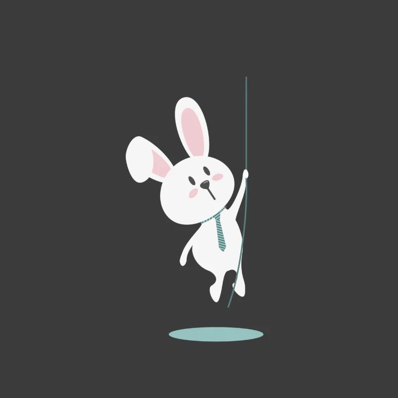 Cute Easter Bunny with Tie – Bunny Design