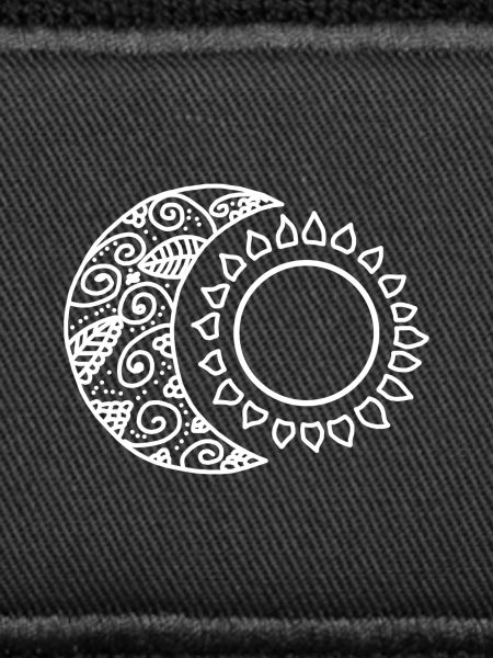 Moon sun mandala