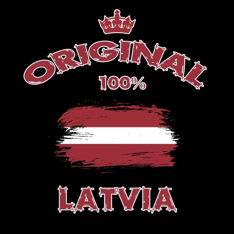 Lettonie 100 % / Cadeau drapeau latvia