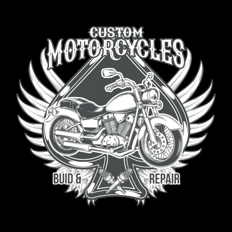 Custom Motorcycles Amerika Motorrad Retro Geschenk
