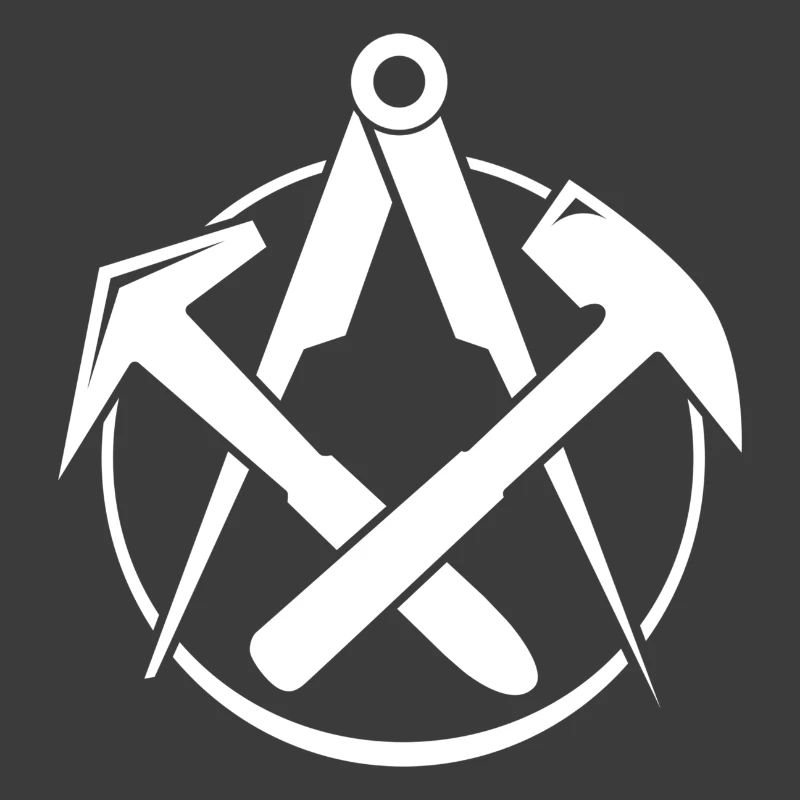 Dachdecker-Logo - Weiss