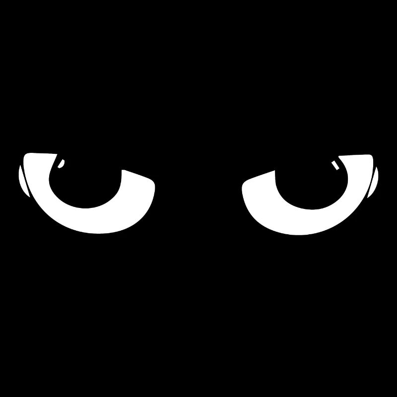 Yeux de nuit paire d’yeux silhouettes