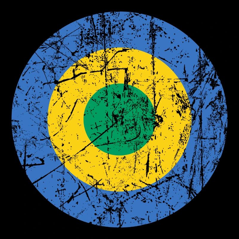 Gabun Vintage Luftfahrt Kokarde Afrika