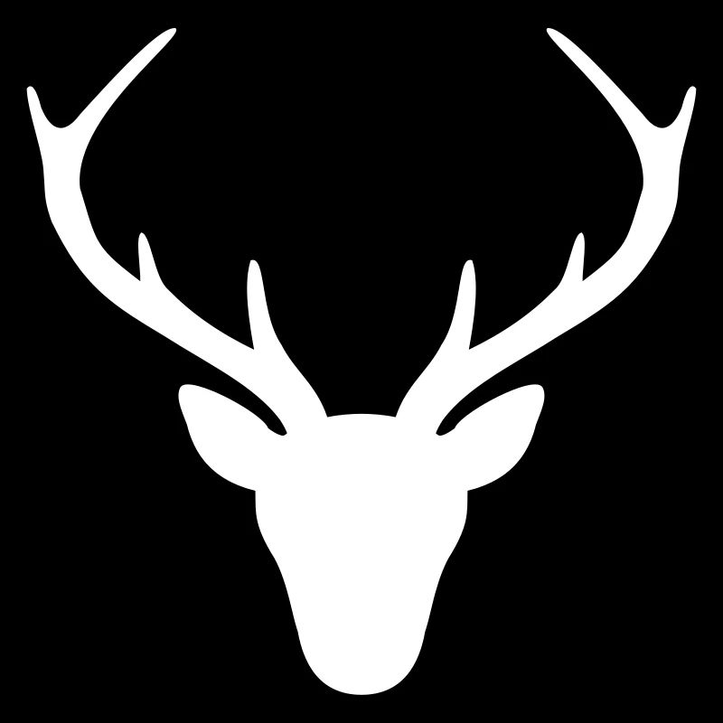 Deer Antler Silhouette Hunting Jger Gift