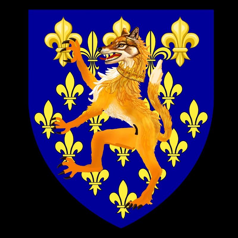 blason héraldique loup