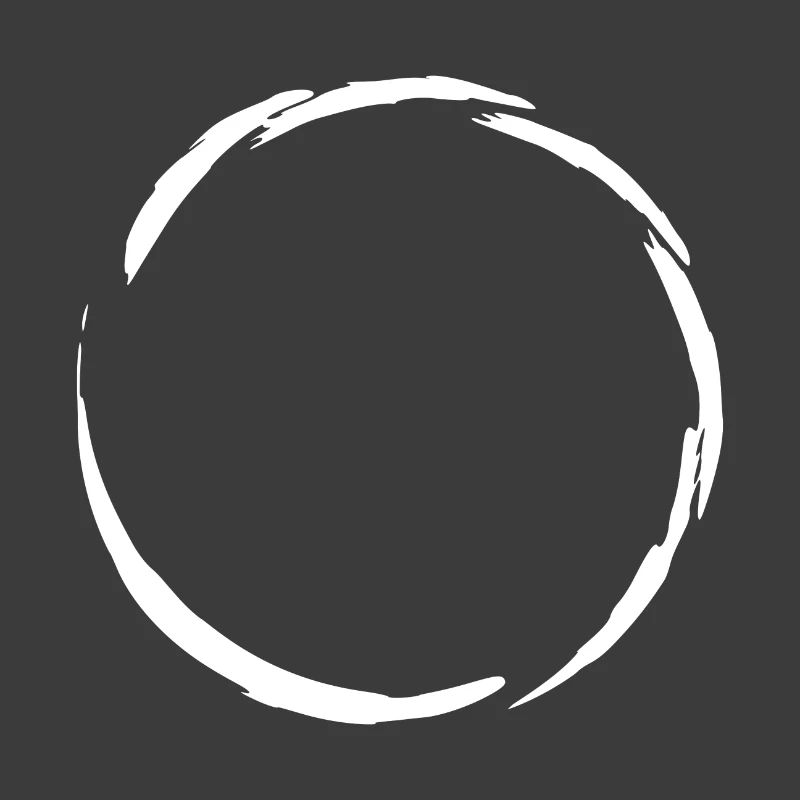 Circle Symbol White