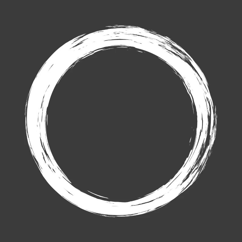 Circle icon brush new variant design white
