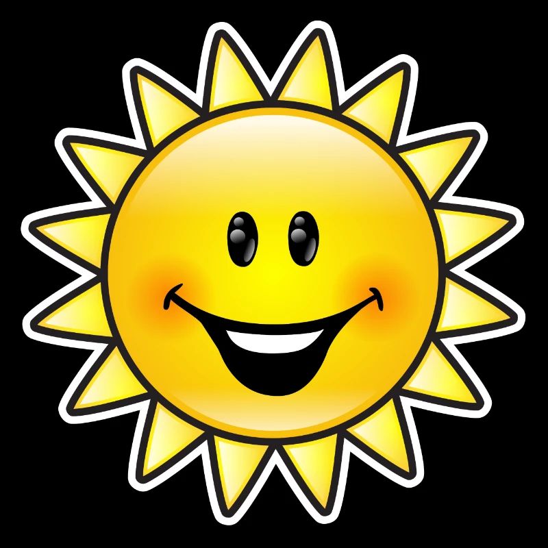 Die Sonne lacht!