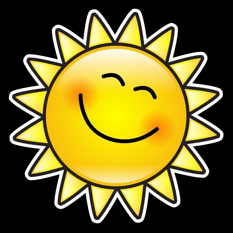 Lächelnde Sonne